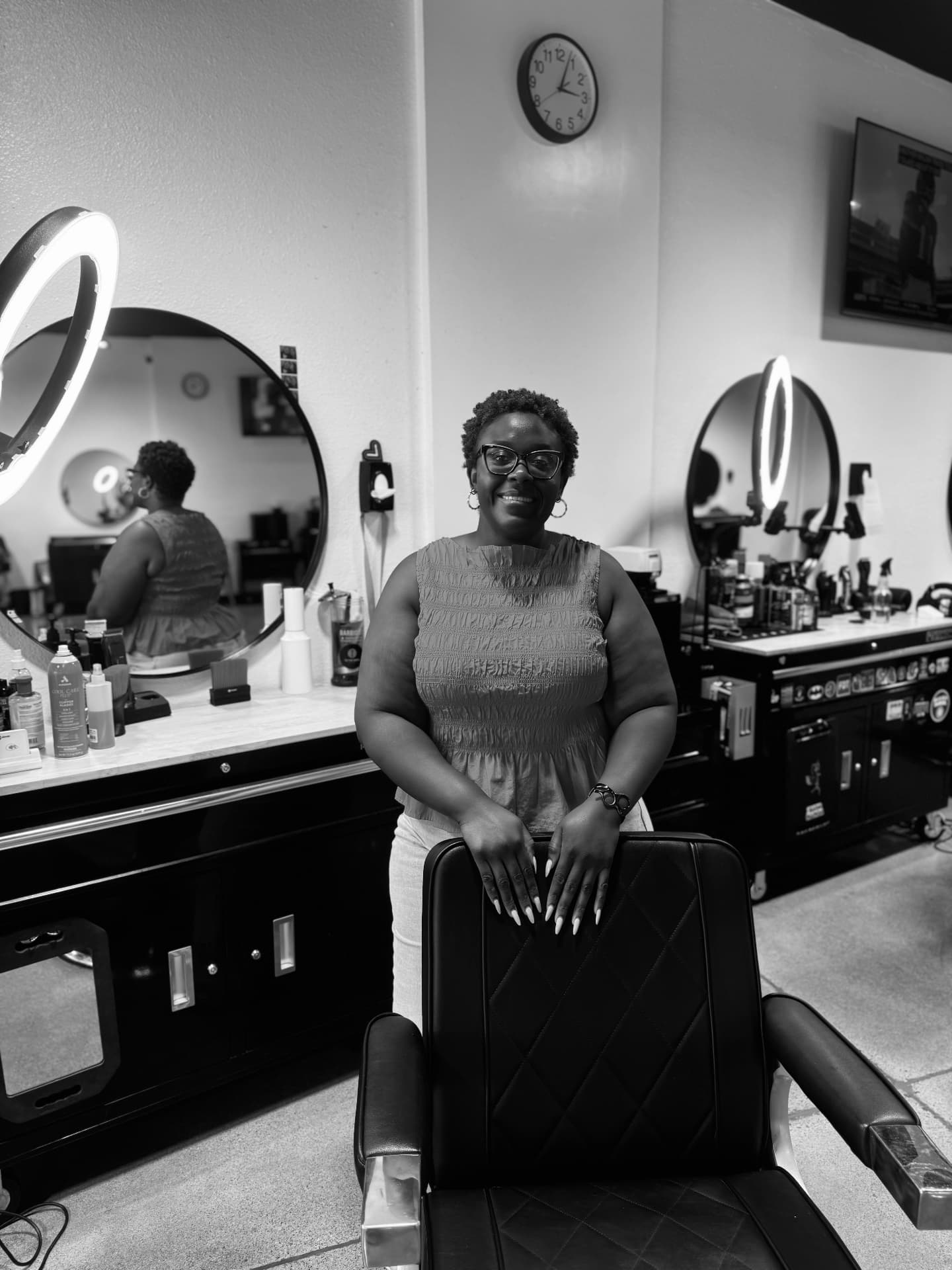 Barber at To the Nines Barbershop in Tempe, AZ