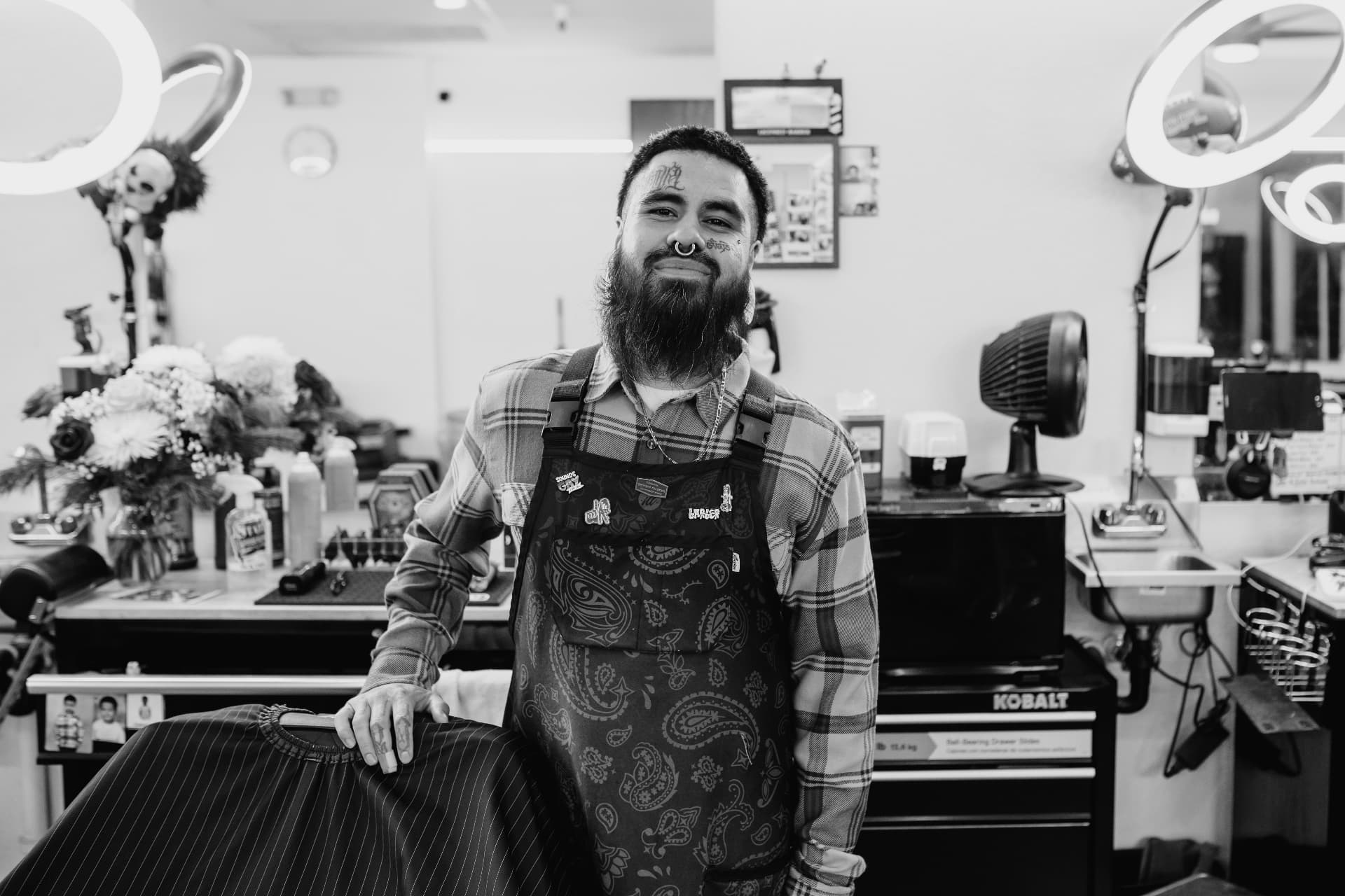 Barber at To the Nines Barbershop in Tempe, AZ