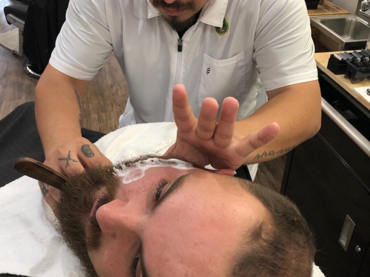 Hot Towel Shaves at To the Nines Barbershop in Tempe